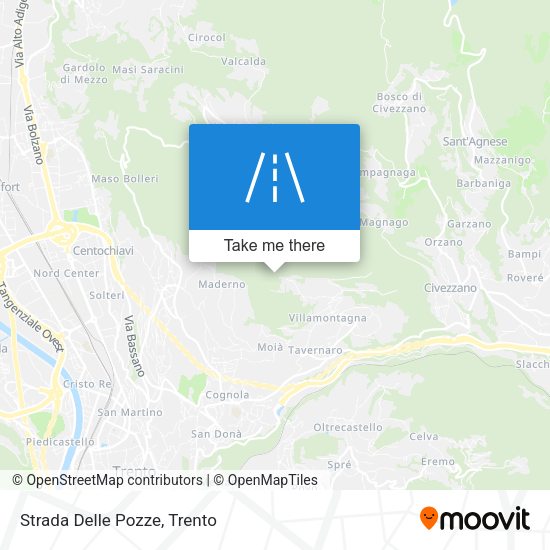 Strada Delle Pozze map
