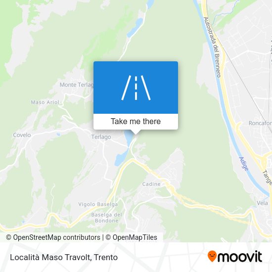 Località Maso Travolt map