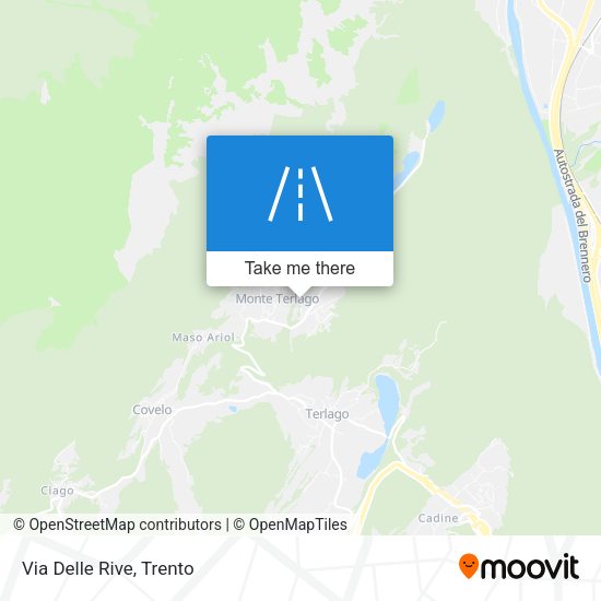 Via Delle Rive map