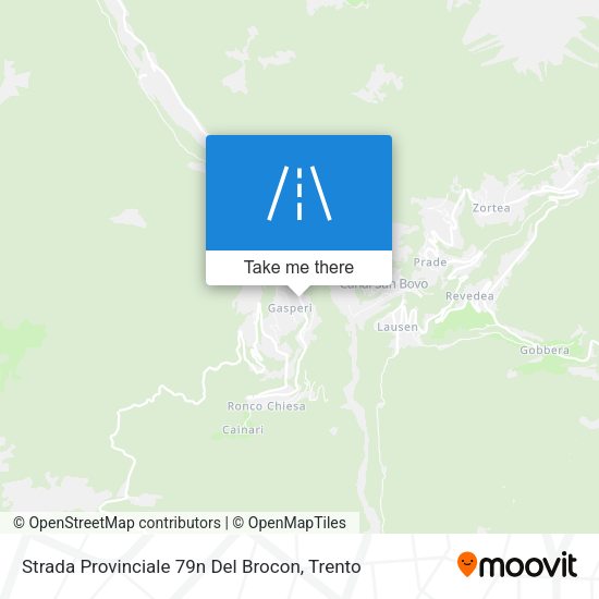 Strada Provinciale 79n Del Brocon map