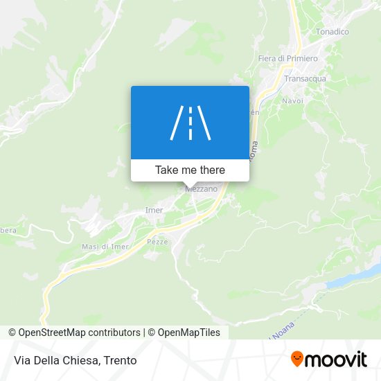 Via Della Chiesa map