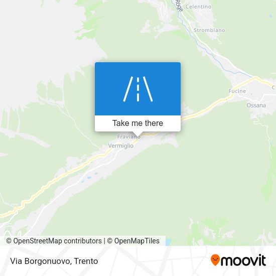 Via Borgonuovo map
