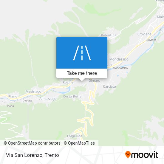 Via San Lorenzo map