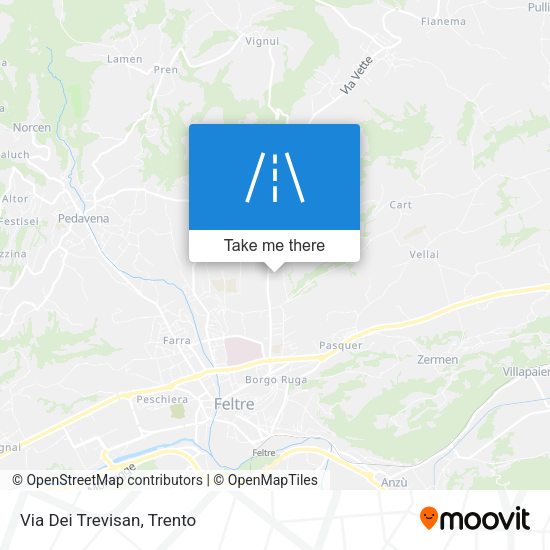 Via Dei Trevisan map