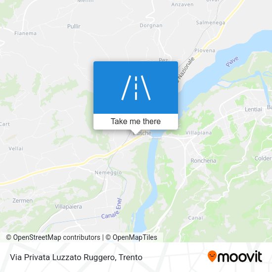 Via Privata Luzzato Ruggero map
