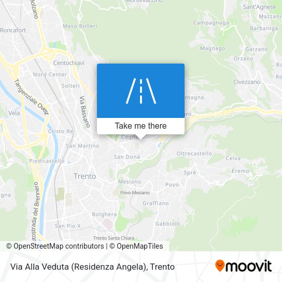Via Alla Veduta (Residenza Angela) map