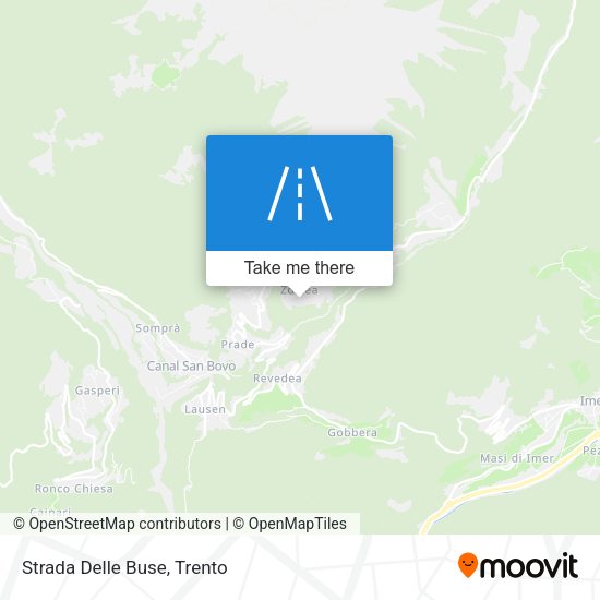 Strada Delle Buse map