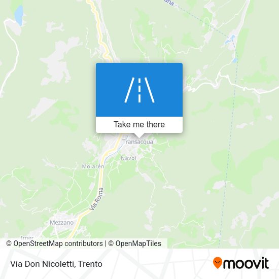 Via Don Nicoletti map