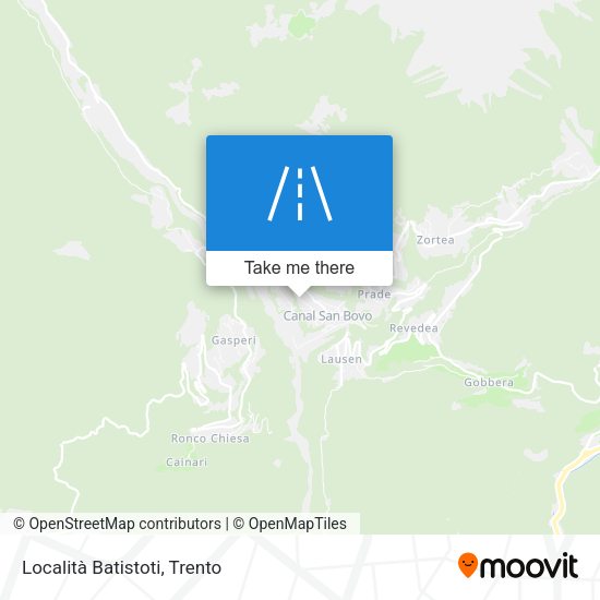 Località Batistoti map