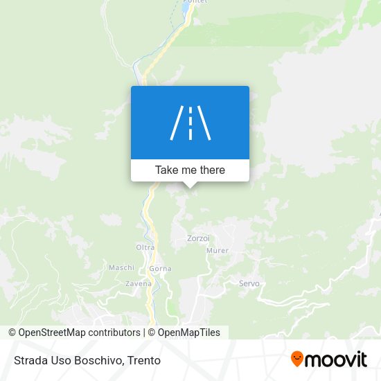 Strada Uso Boschivo map