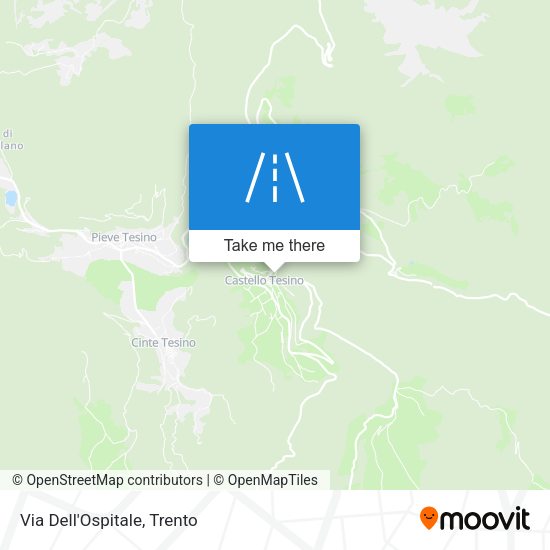 Via Dell'Ospitale map