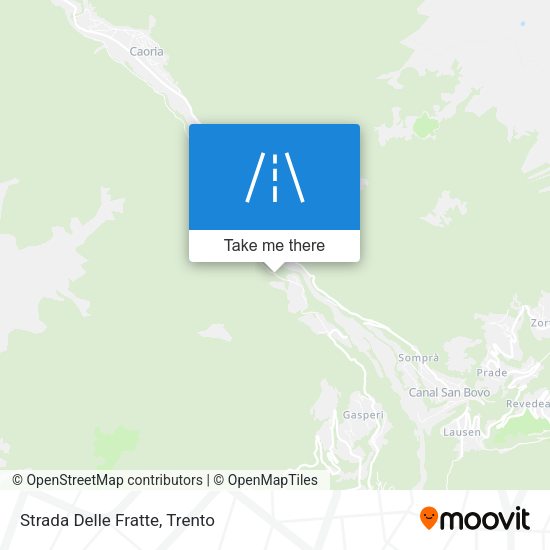 Strada Delle Fratte map