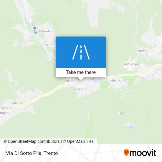 Via Di Sotto Pila map