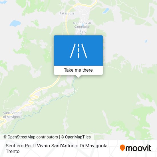 Sentiero Per Il Vivaio Sant'Antonio Di Mavignola map