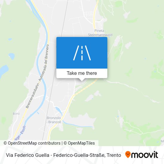 Via Federico Guella - Federico-Guella-Straße map