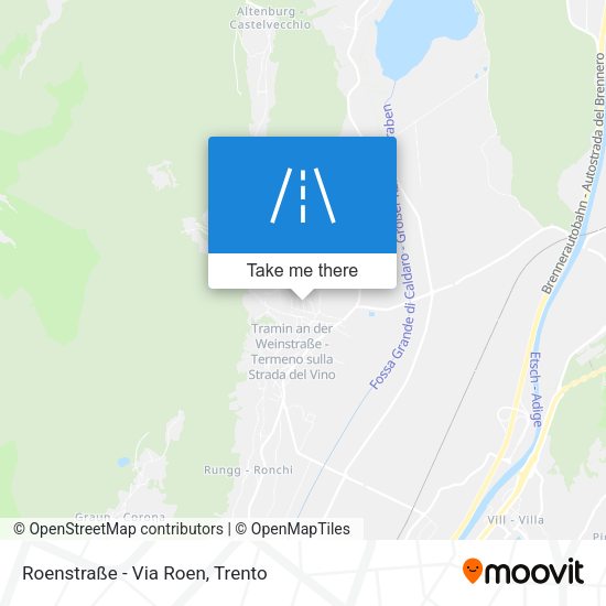 Roenstraße - Via Roen map
