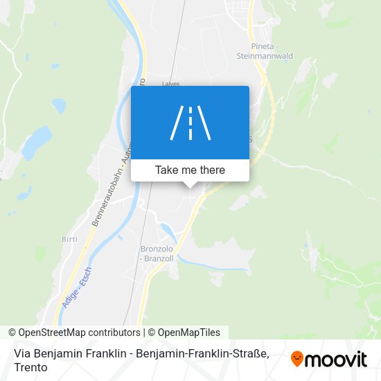 Via Benjamin Franklin - Benjamin-Franklin-Straße map