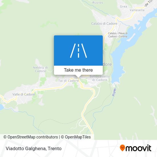 Viadotto Galghena map