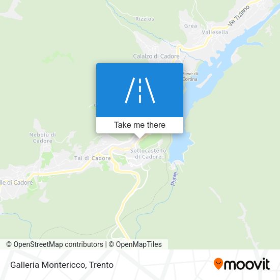 Galleria Montericco map