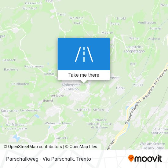 Parschalkweg - Via Parschalk map