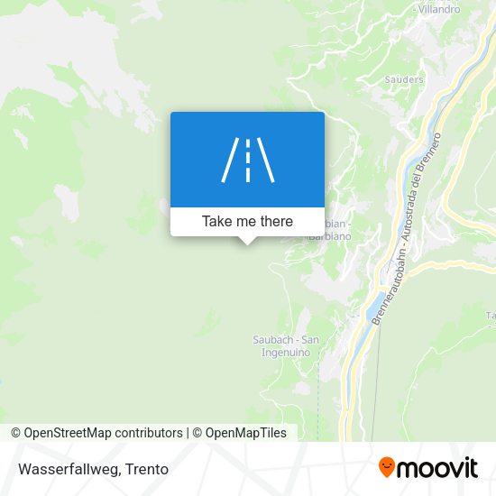 Wasserfallweg map