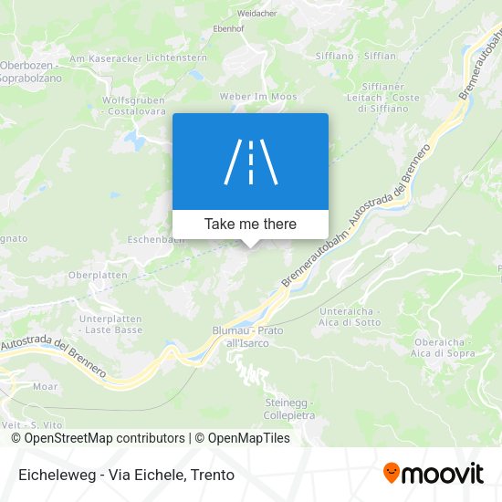 Eicheleweg - Via Eichele map