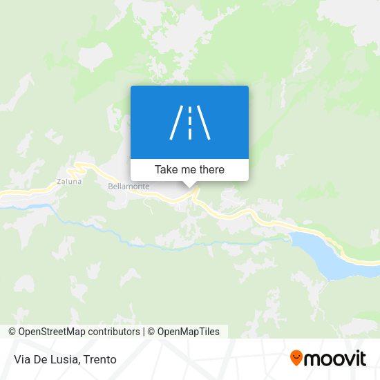 Via De Lusia map