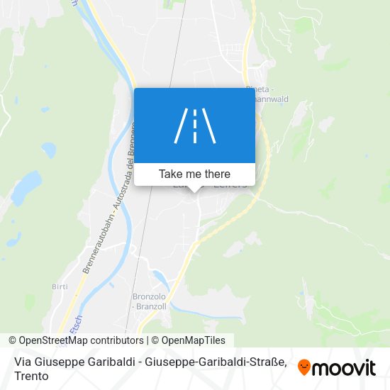 Via Giuseppe Garibaldi - Giuseppe-Garibaldi-Straße map