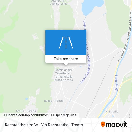 Rechtenthalstraße - Via Rechtenthal map