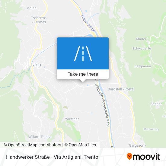 Handwerker Straße - Via Artigiani map