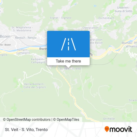 St. Veit - S. Vito map