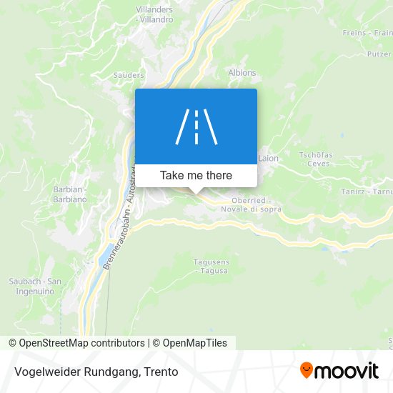 Vogelweider Rundgang map