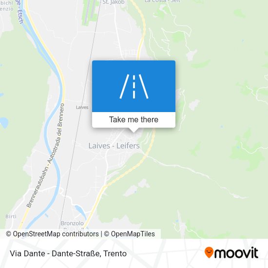 Via Dante - Dante-Straße map