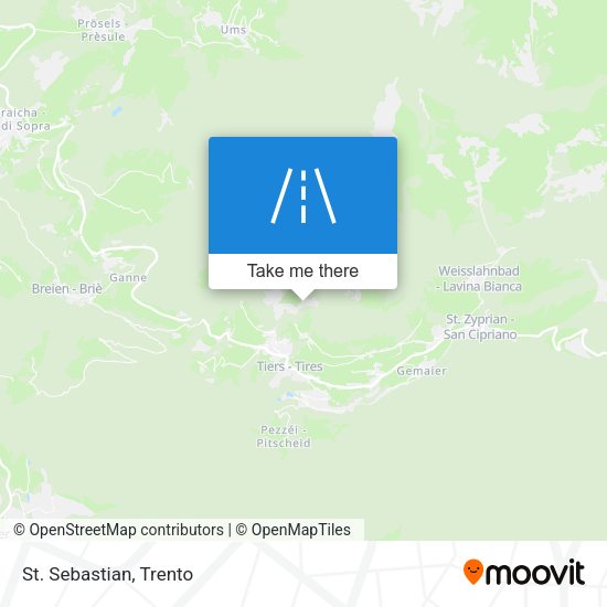 St. Sebastian map