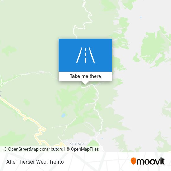 Alter Tierser Weg map