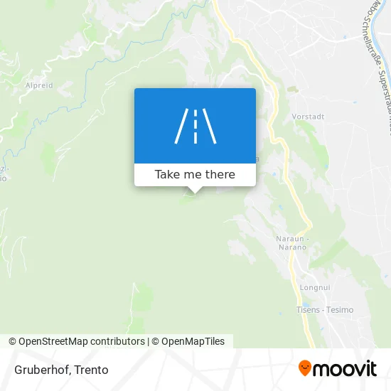Gruberhof map