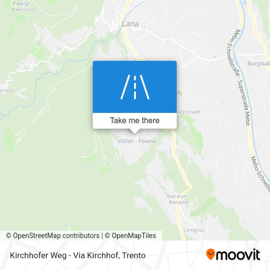 Kirchhofer Weg - Via Kirchhof map