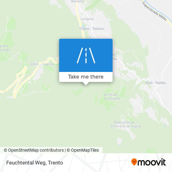 Feuchtental Weg map