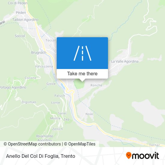 Anello Del Col Di Foglia map