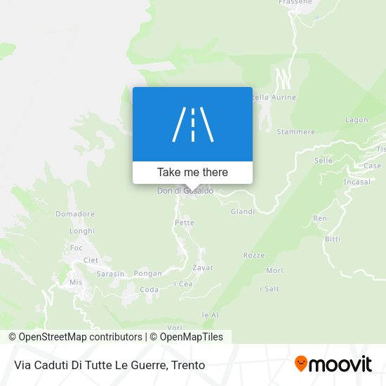 Via Caduti Di Tutte Le Guerre map