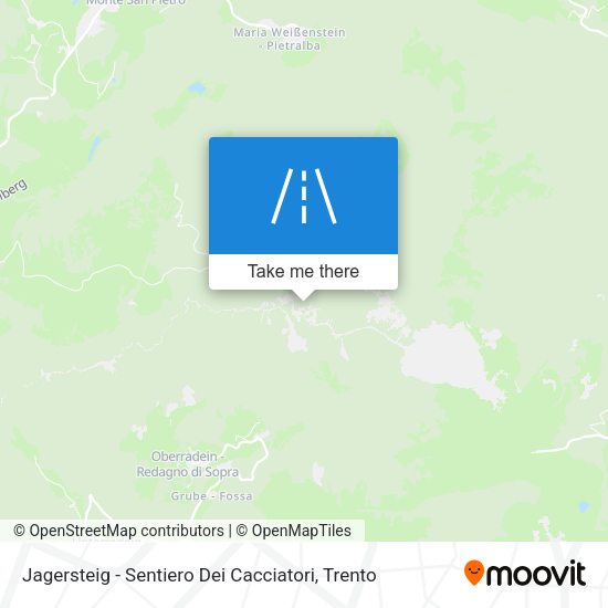 Jagersteig - Sentiero Dei Cacciatori map