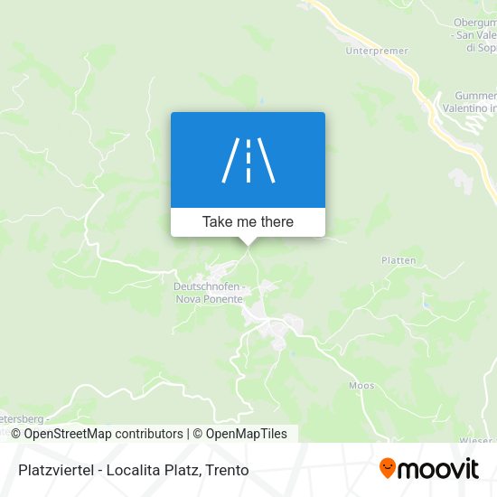 Platzviertel - Localita Platz map