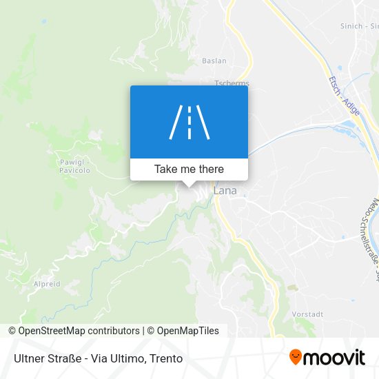 Ultner Straße - Via Ultimo map