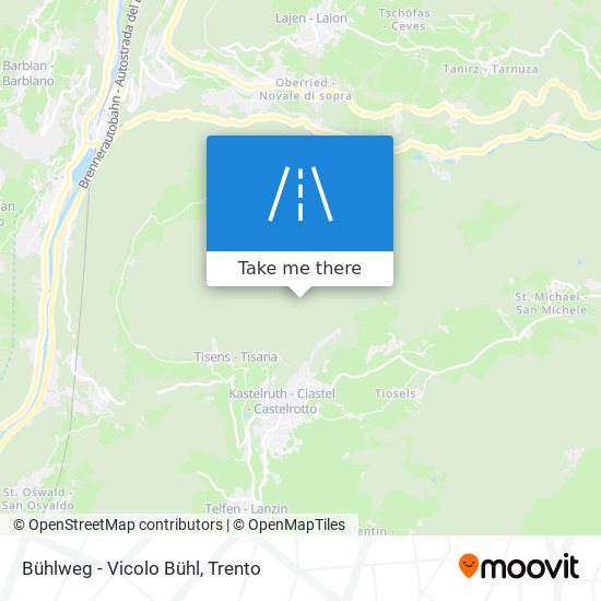 Bühlweg - Vicolo Bühl map