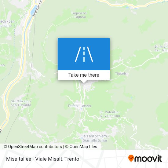 Misaltallee - Viale Misalt map