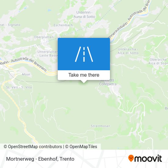 Mortnerweg - Ebenhof map