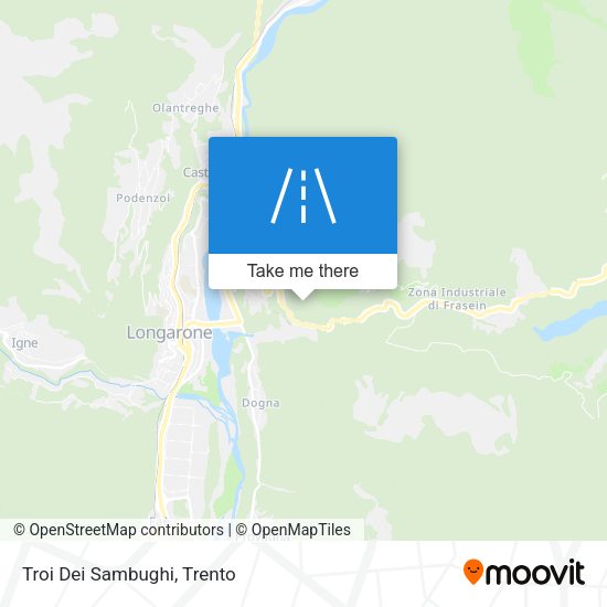 Troi Dei Sambughi map