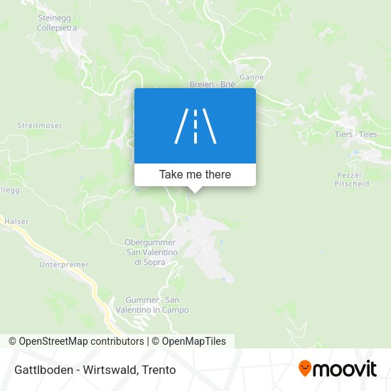 Gattlboden - Wirtswald map