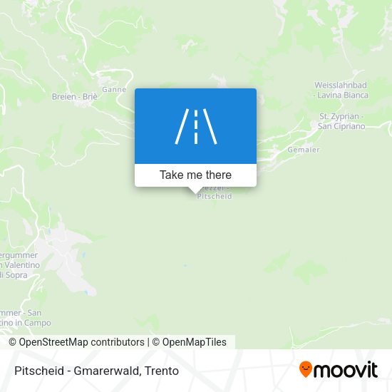 Pitscheid - Gmarerwald map