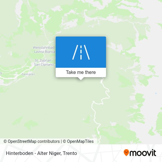 Hinterboden - Alter Niger map
